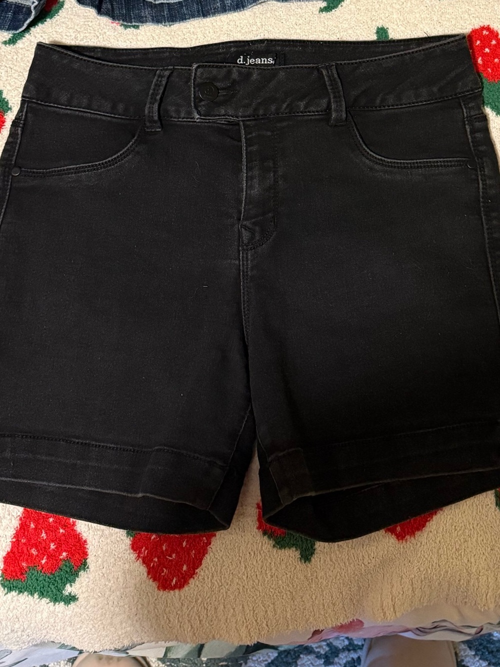 Women’s Black Denim Shorts